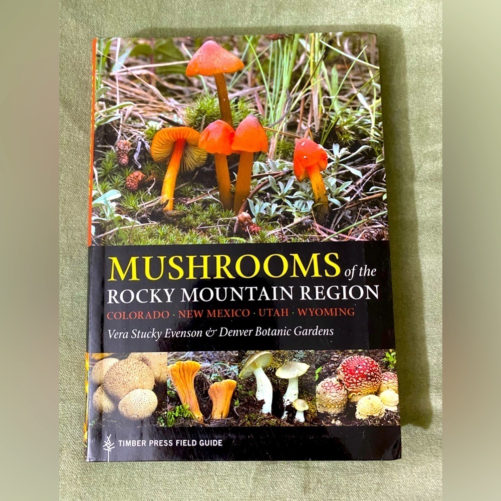 Mushrooms of the Rocky Mountain region book clear color coded layout